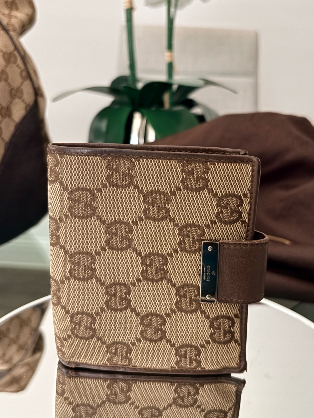 Gucci Monogram Compact Wallet
